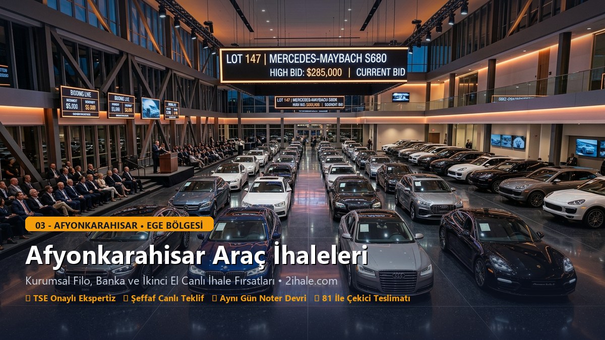 Afyonkarahisar Araç İhaleleri - 2ihale.com