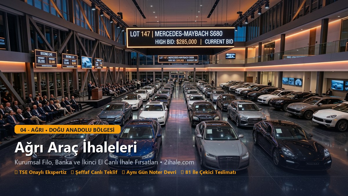 Ağrı Araç İhaleleri - 2ihale.com