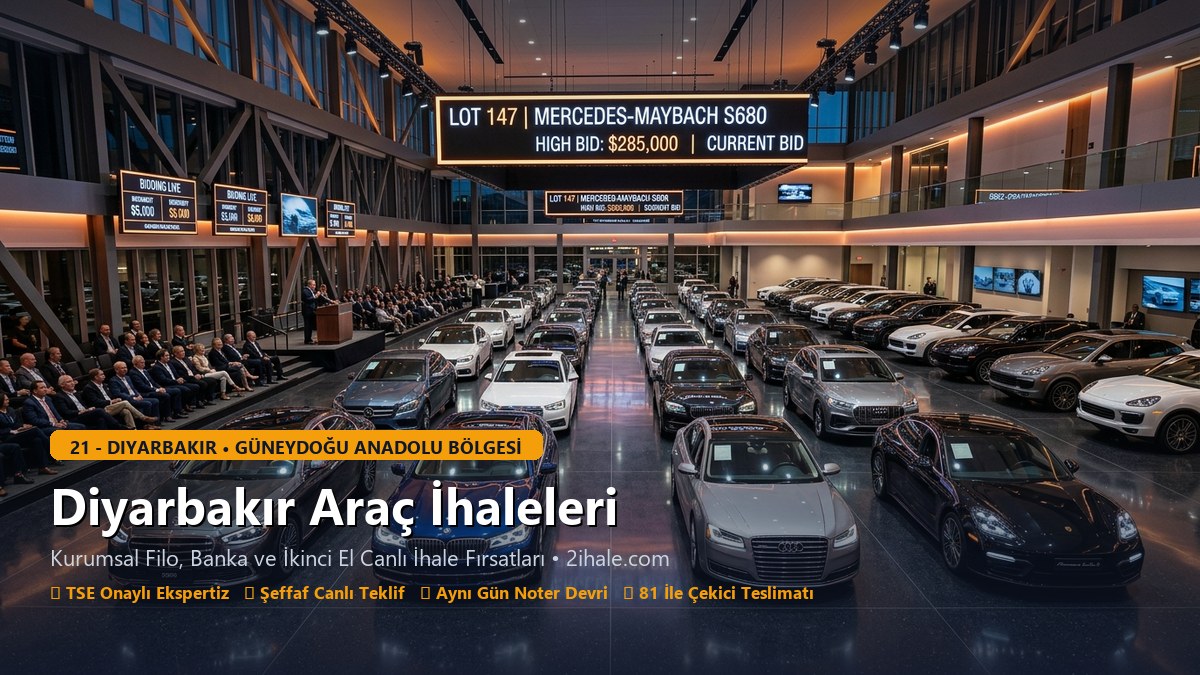 Diyarbakır Araç İhaleleri - 2ihale.com