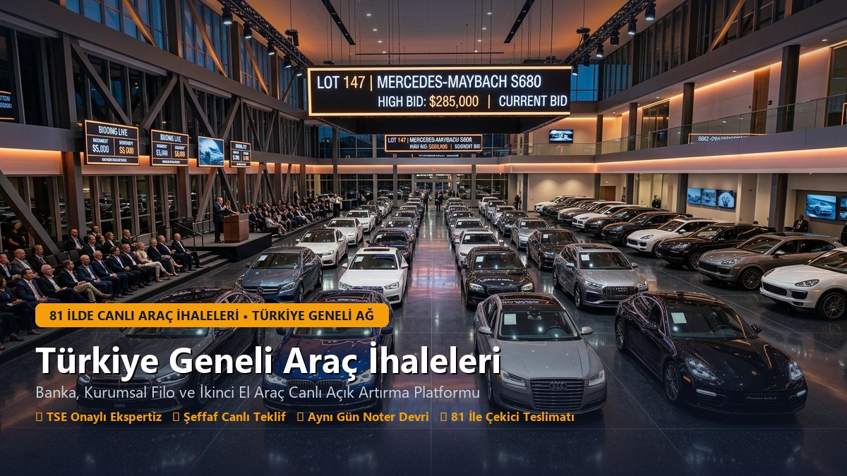 81 İlde Canlı Araç İhaleleri - 2ihale.com