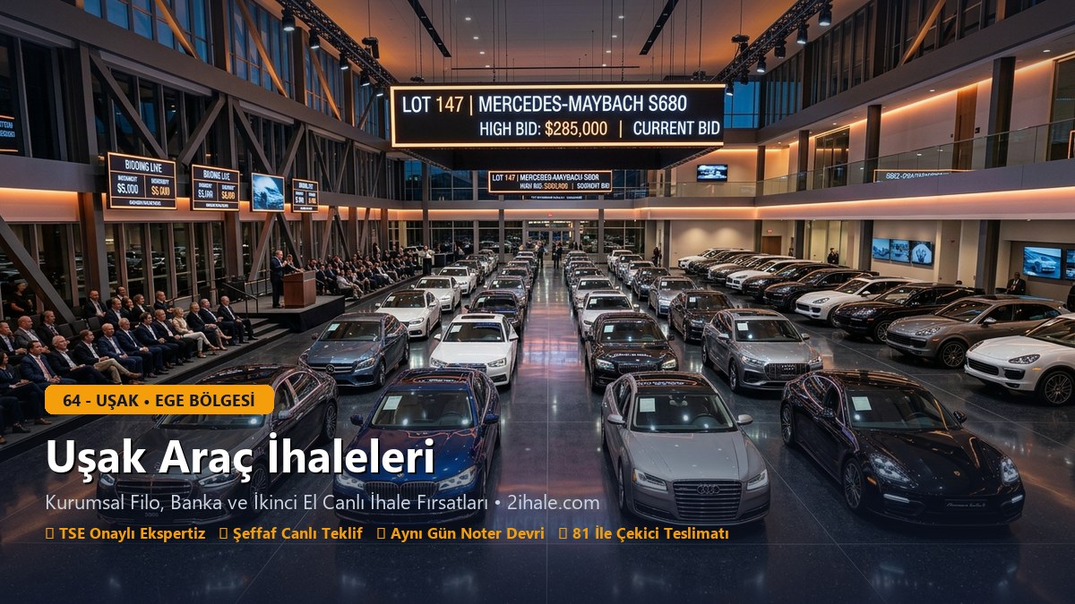 Uşak Araç İhaleleri - 2ihale.com